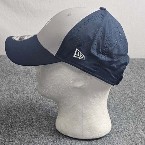 New Era Golf Cap OS Blue Gray Hat USA UK Flag‎ Athleisure Golfcore 9FORTY Active - Picture 2 of 6